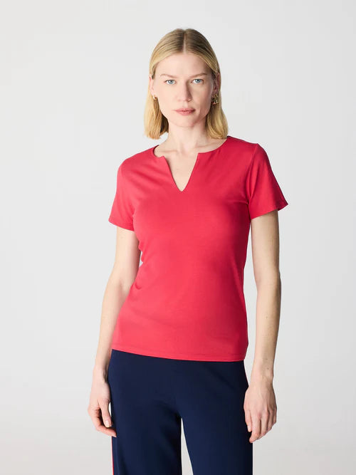 Camiseta ESCORPION Cuello Chilaba ROJO