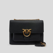 Bolso Love One Soft Big PINKO Oro NEGRO
