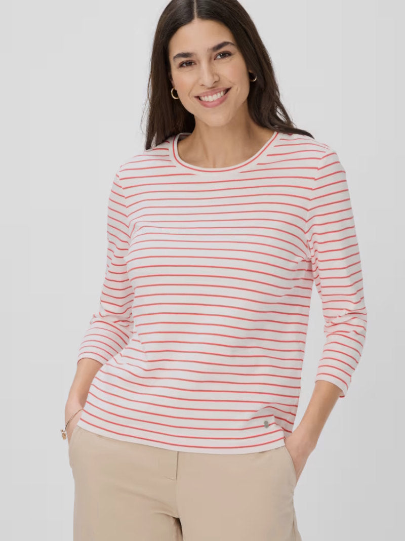 Camiseta Cira BRAX Rayas ROJO y BLANCO