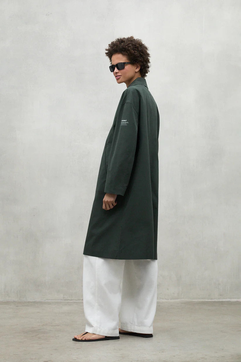 Gabardina Larga ECOALF Stong VERDE KHAKI