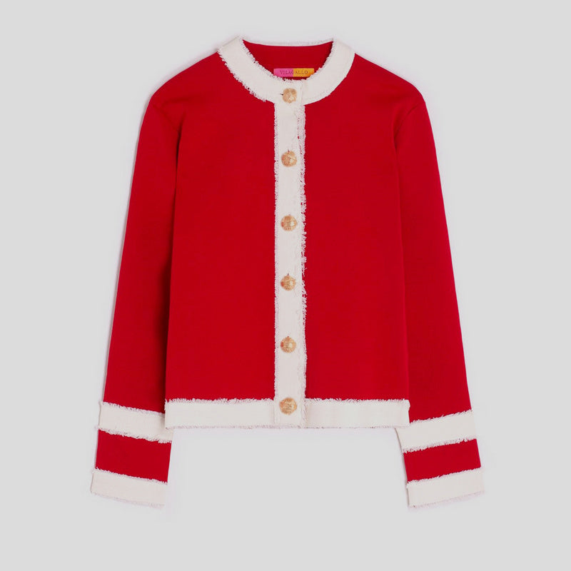 Chaqueta Punto VILAGALLO Chanel ROJO
