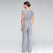 PantalónMilena VILAGALLO RayasLinoMARINO