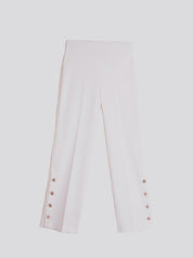 PantalónMikaela VILAGALLOPuntoRomaBLANCO