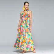 Vestido Susan VILAGALLO FrutasMULTICOLOR