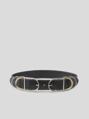 Cinturón Hippolita PINKO 4cm Piel NEGRO