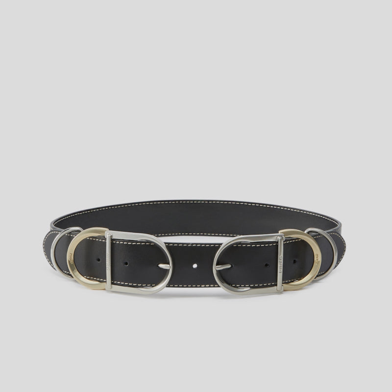 Cinturón Hippolita PINKO 4cm Piel NEGRO