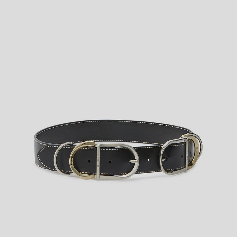 Cinturón Hippolita PINKO 4cm Piel NEGRO