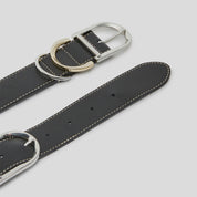 Cinturón Hippolita PINKO 4cm Piel NEGRO