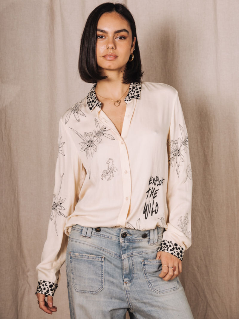 Camisa Katy FREEMANT.PORTER SaharaMARFIL