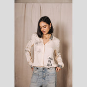 Camisa Katy FREEMANT.PORTER SaharaMARFIL