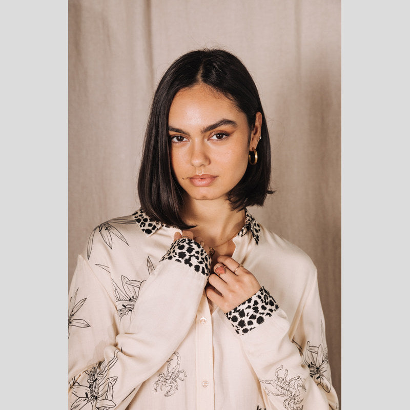 Camisa Katy FREEMANT.PORTER SaharaMARFIL