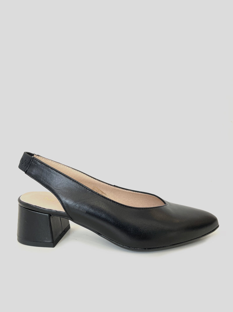 Salón Destalonado NE.KA.NE Piel NEGRO