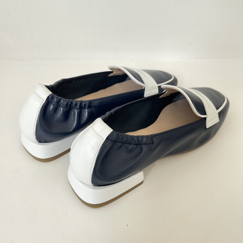 Mocasín NE.KA.NE Piel Bicolor MARINO/BLA