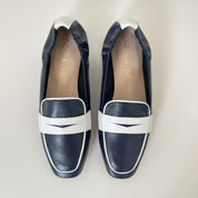 Mocasín NE.KA.NE Piel Bicolor MARINO/BLA