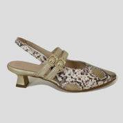 Sandalia NE.KA.NE Serpiente CHAMPAGNE