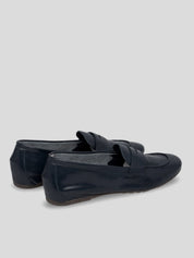 Mocasín Cuña Baja WONDERS Piel NEGRO