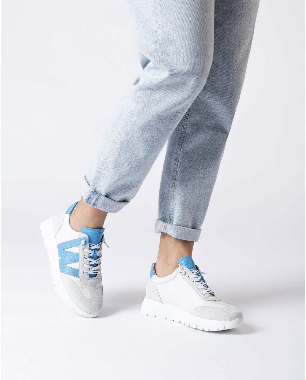 Deportivas Racer WONDERS Piel BLANCO