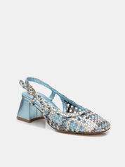 Salón Destalonado CARMELA Trenzado JEANS