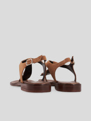 Sandalia Dedo PLUMERS Adornos Ante CUERO