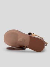 Sandalia Dedo PLUMERS Adornos Ante CUERO