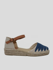 Alpargata Cuña Baja SV Tiras CRUDO/JEANS