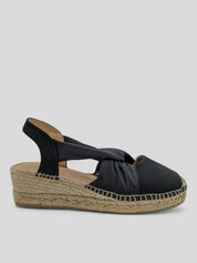 Alpargata Merry GAIMO Ante y Licra NEGRO