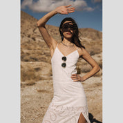 VestidoBordadoFREEMAN T.PORTERRevaniaBLA