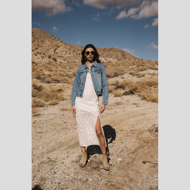 VestidoBordadoFREEMAN T.PORTERRevaniaBLA