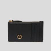Tarjetero Cremallera PINKO Airone NEGRO