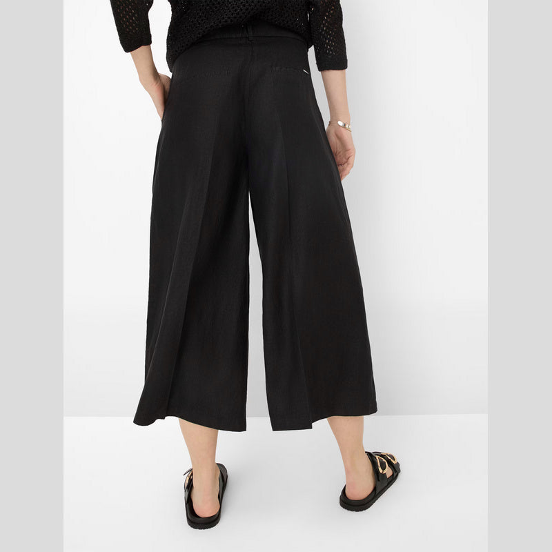 Pantalón Palazzo Melli S BRAX Lino NEGRO