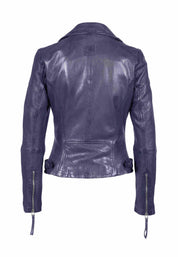 Biker FREAKY NATION Piel AZUL AÑIL
