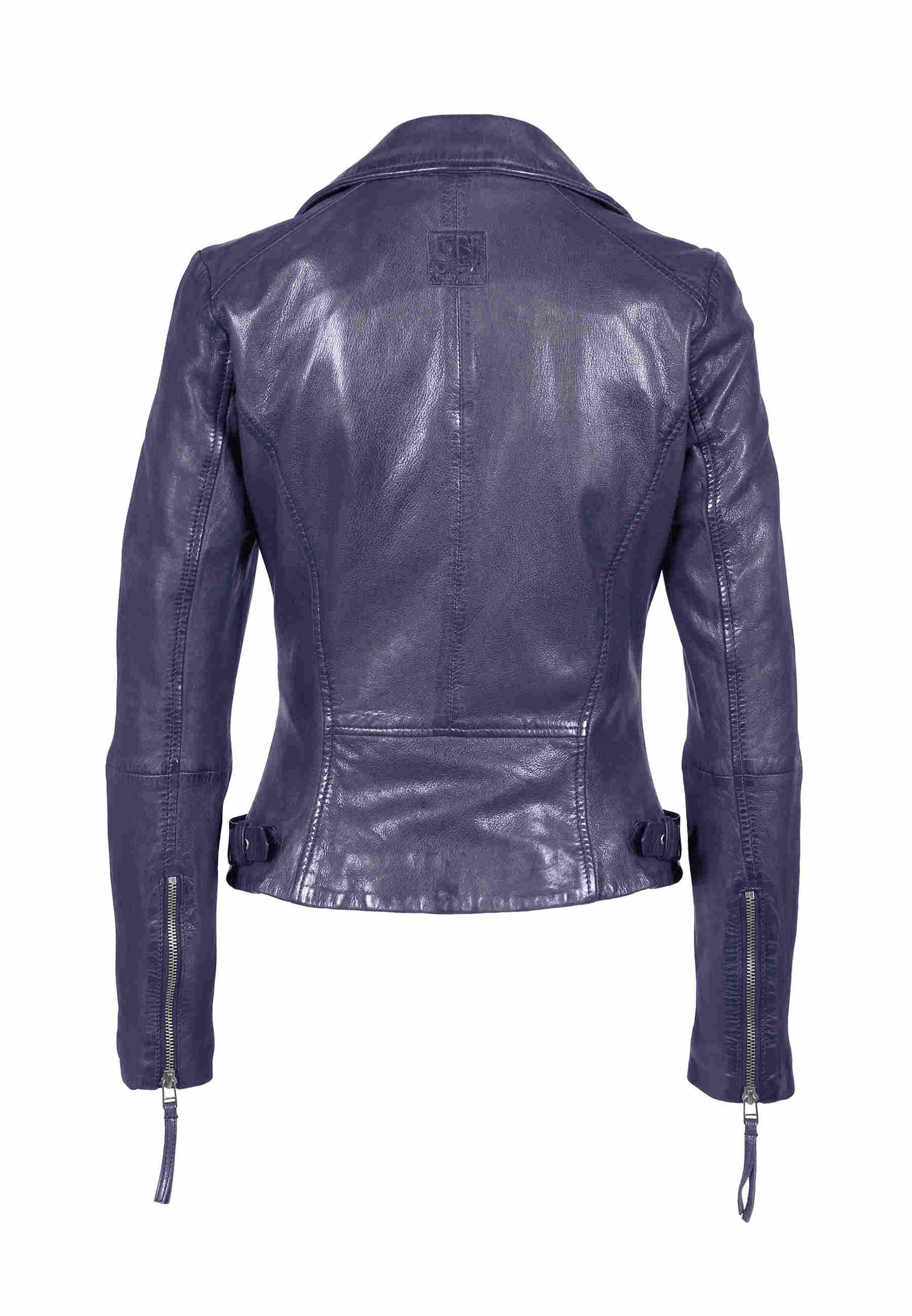 Biker FREAKY NATION Piel AZUL AÑIL