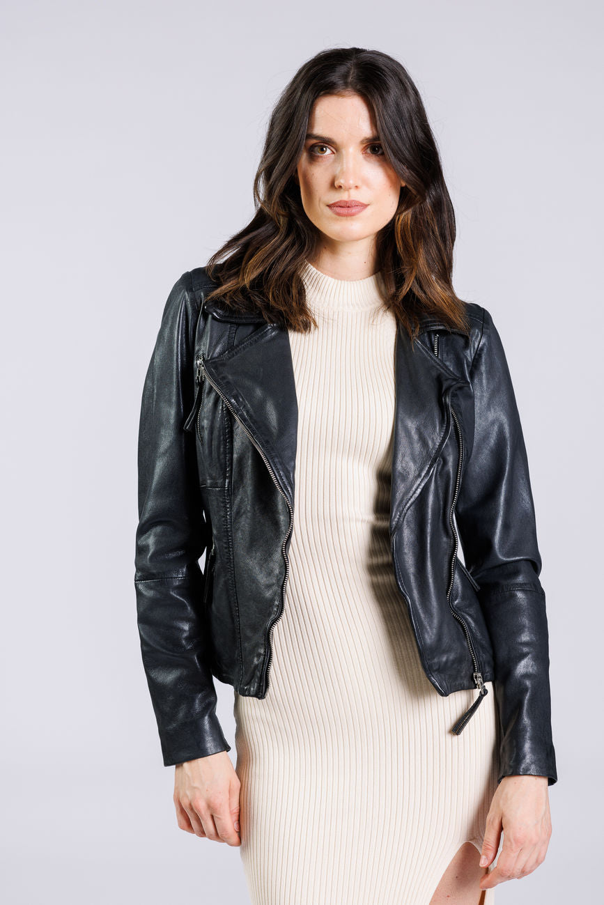 Biker SR FREAKY NATION Piel NEGRO