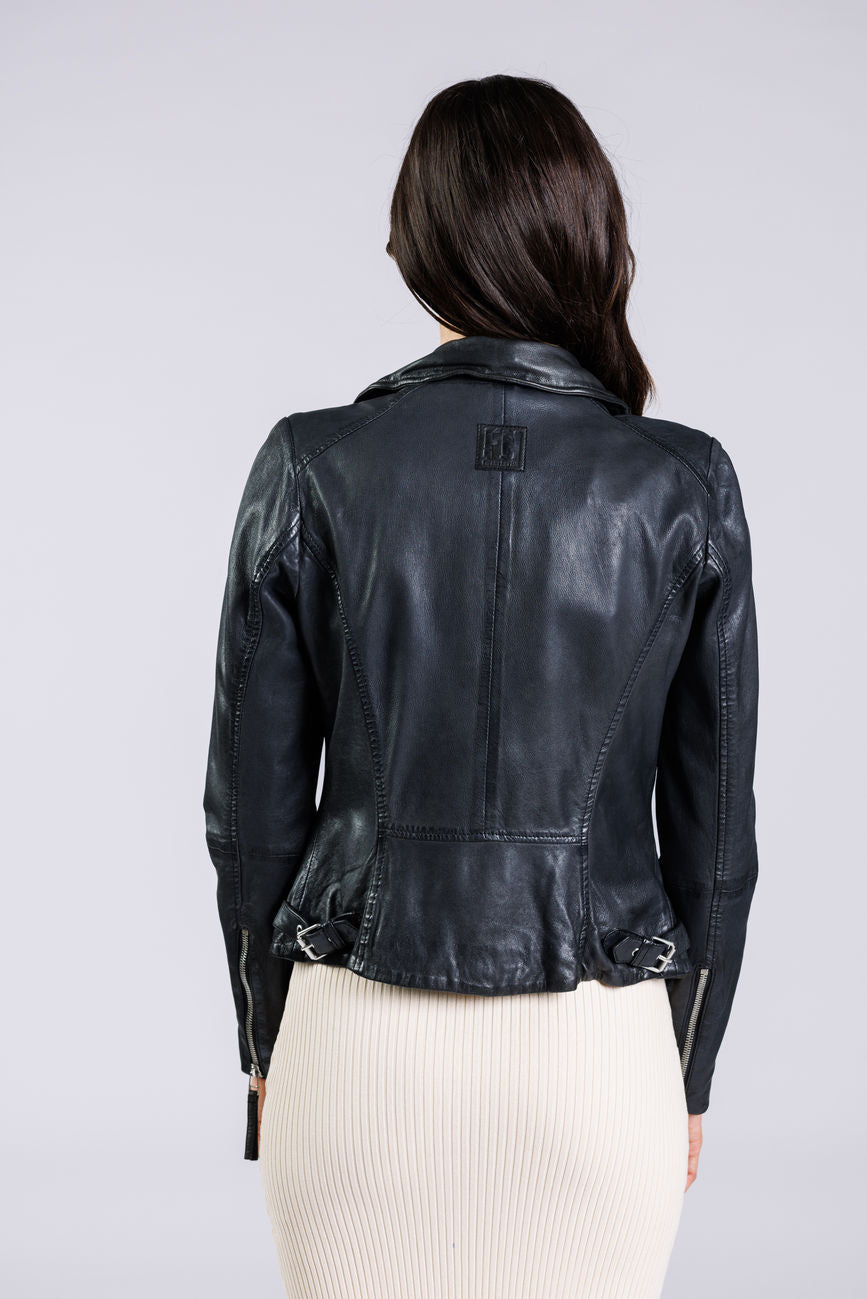 Biker SR FREAKY NATION Piel NEGRO