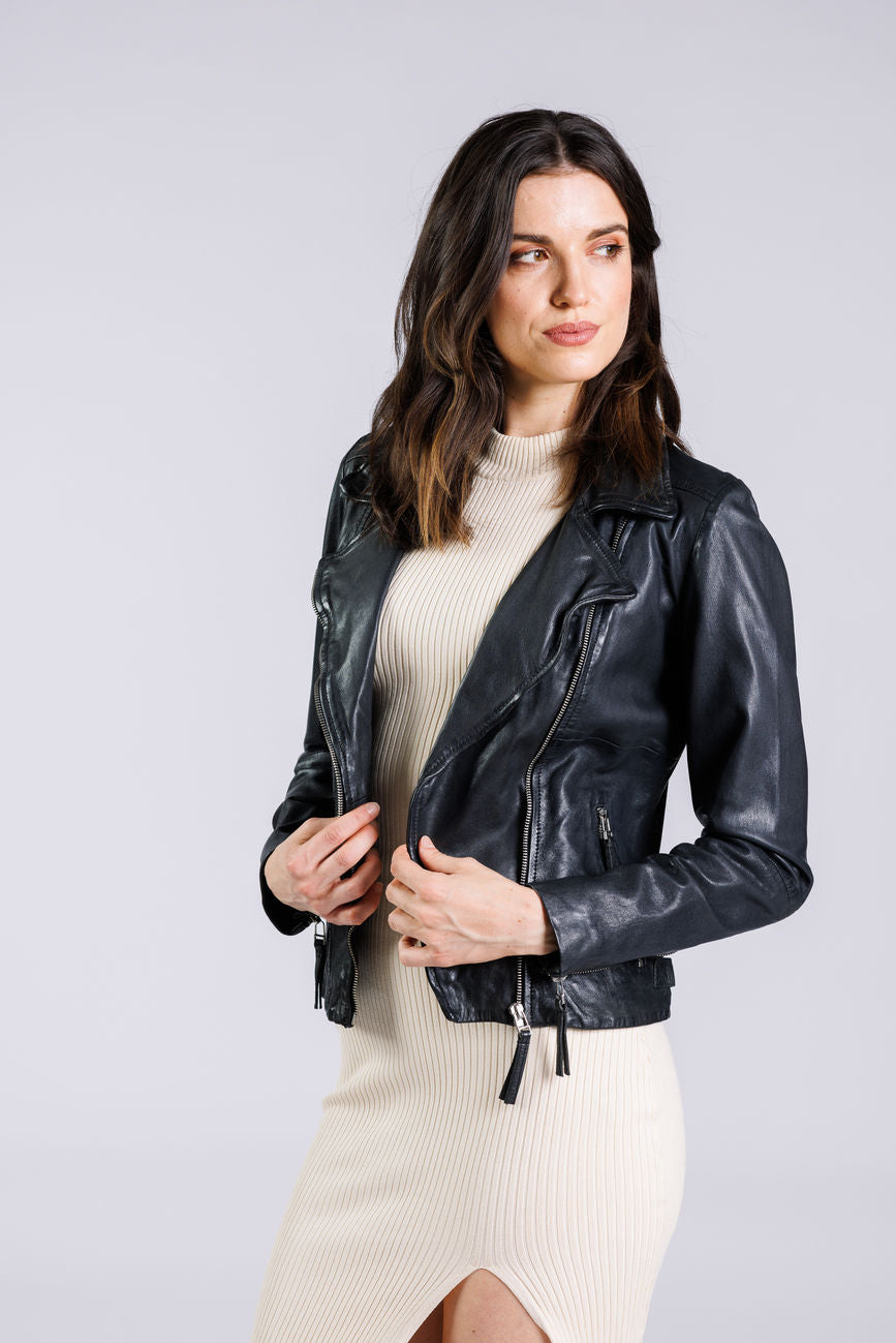 Biker SR FREAKY NATION Piel NEGRO