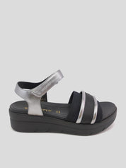 Sandalia STONEFLY Aqua III NEGRO y PLATA