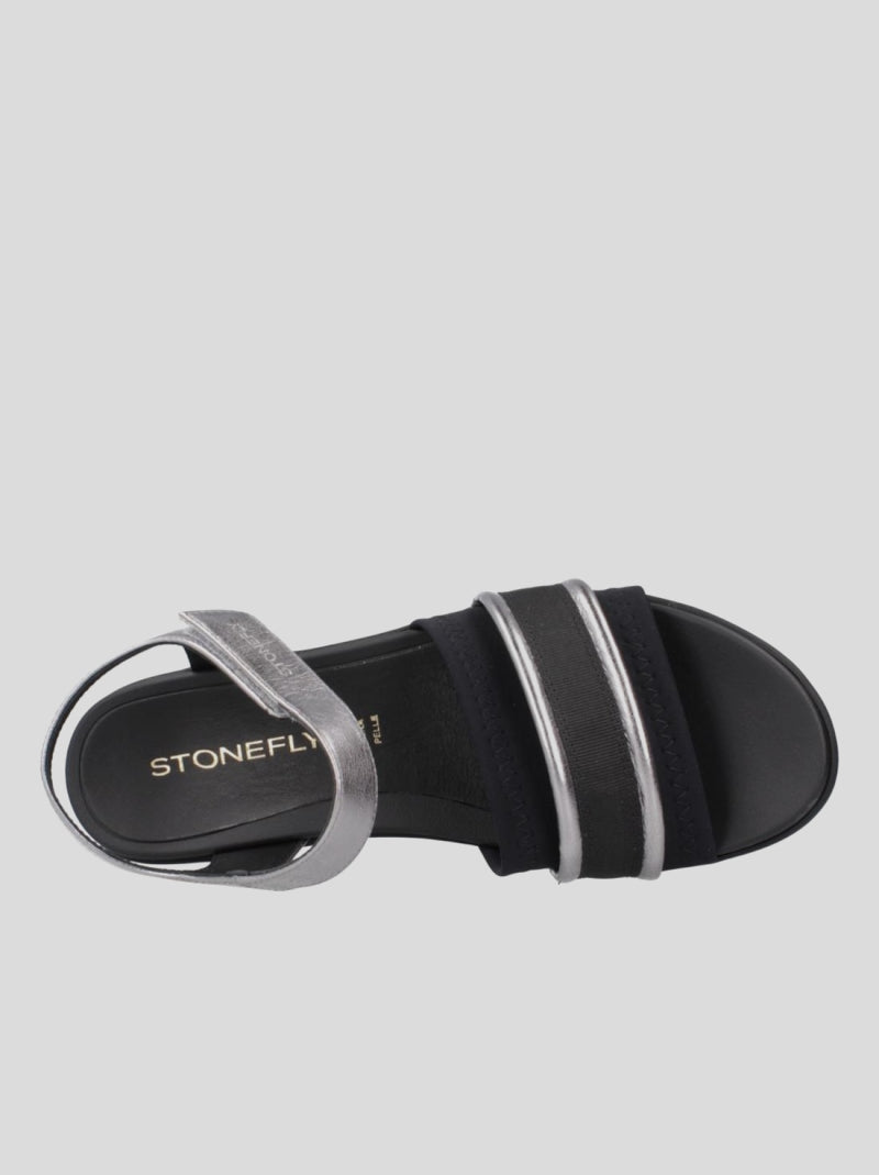 Sandalia STONEFLY Aqua III NEGRO y PLATA