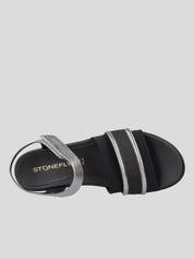 Sandalia STONEFLY Aqua III NEGRO y PLATA