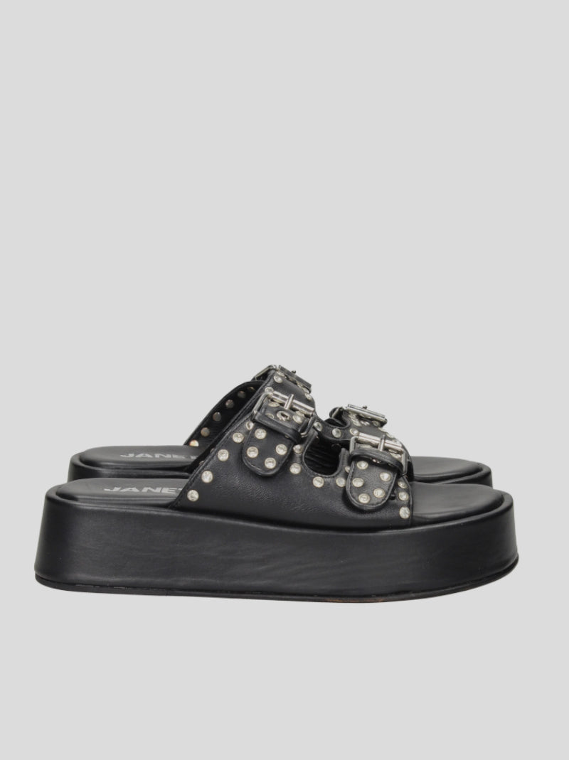Sandalia JANET&JANET Hebillas NEGRO