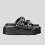 Sandalia JANET&JANET Hebillas NEGRO