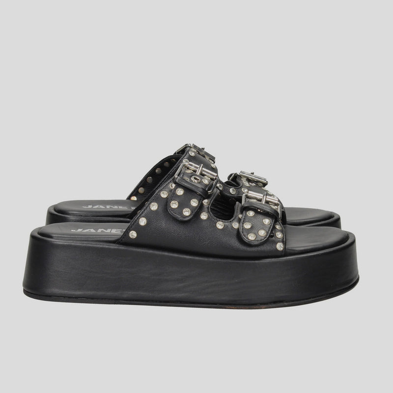 Sandalia JANET&JANET Hebillas NEGRO