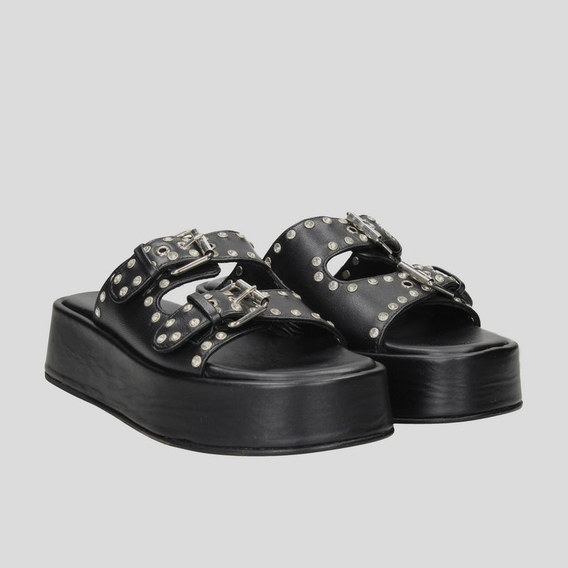 Sandalia JANET&JANET Hebillas NEGRO