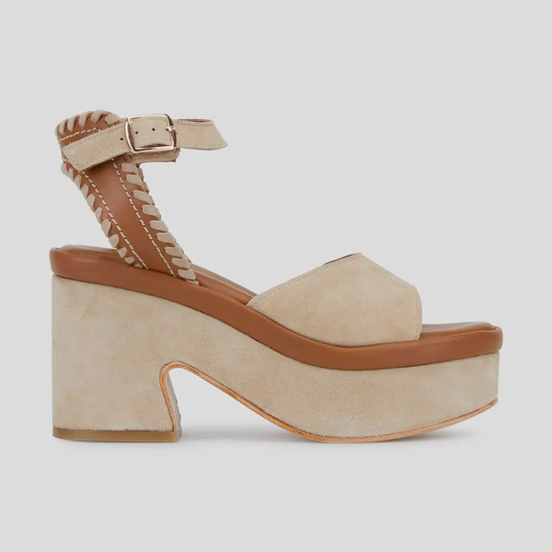 Sandalia Tacón JANET&JANET Combi BEIGE