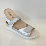 Sandalia COMFORT CLASS Combi Piel PLATA