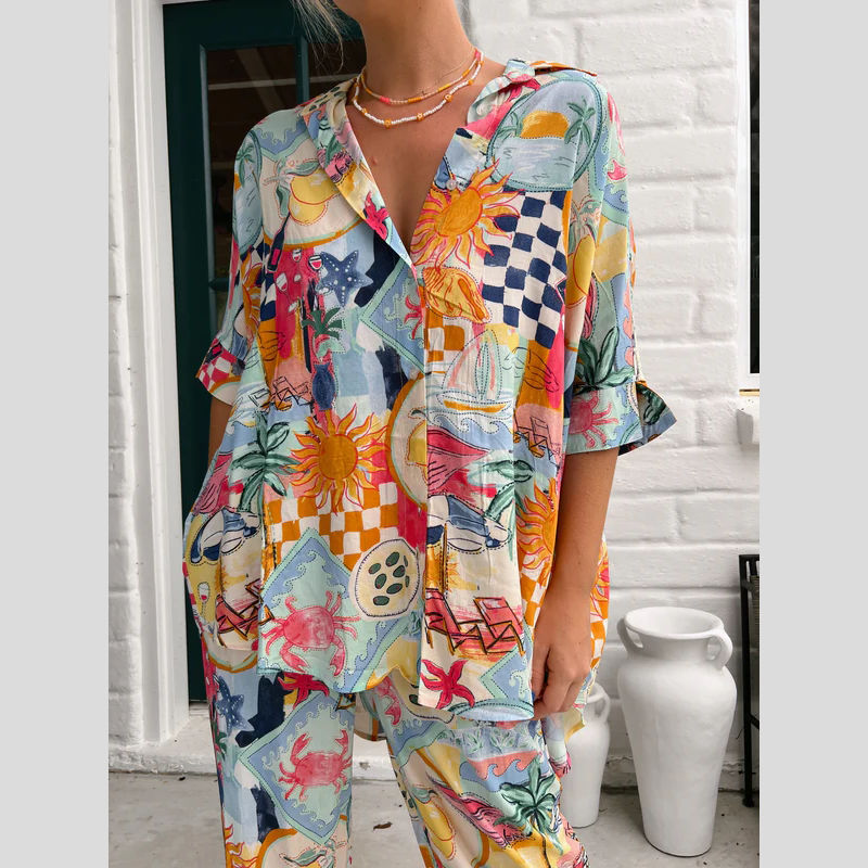 Camisa JAASE SantaMaría River MULTICOLOR