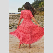 Vestido Largo JAASE Rosella Tessa SALMÓN