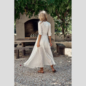 Vestido Bordado JAASE Indiana BLANCO