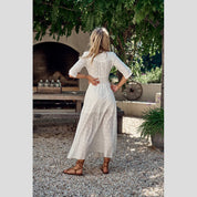 Vestido Bordado JAASE Indiana BLANCO