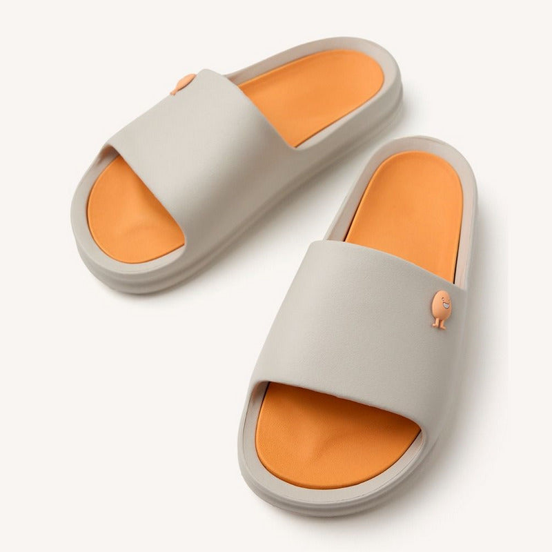 Chancla Unisex HOT POTATOES Goma BEIGE