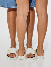 Chancla Unisex HOT POTATOES Goma BLANCO